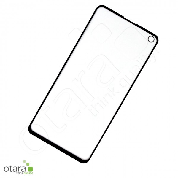 Schutzglas Edge to Edge für Samsung Galaxy S10 Lite, schwarz