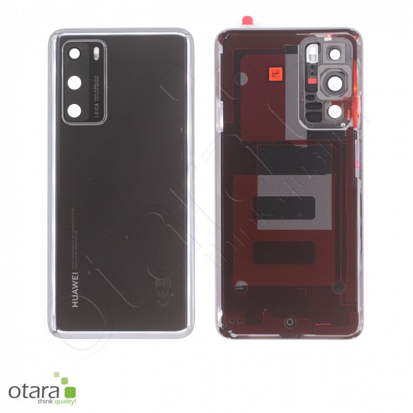 Akkudeckel Huawei P40, black, Serviceware