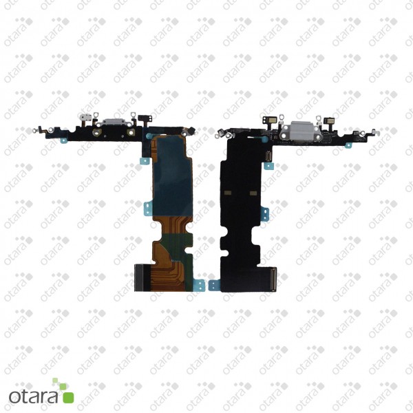 Lade Konnektor Flexkabel inkl. Mikrofon geeignet für iPhone 8 Plus (ori/pulled), weiß