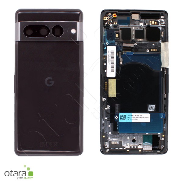 Akkudeckel Google Pixel 7 Pro, Obsidian/schwarz, Serviceware