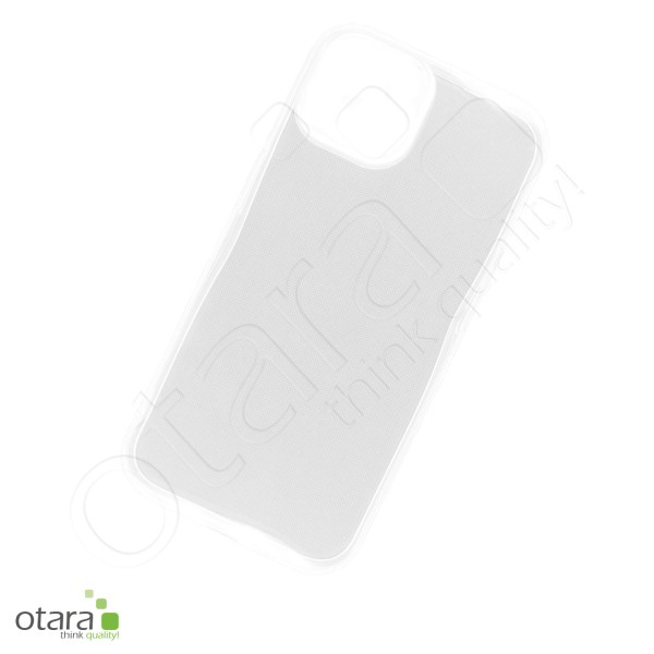 Schutzhülle Clearcase TPU Handyhülle iPhone 15 (ohne Kameraschutz), transparent