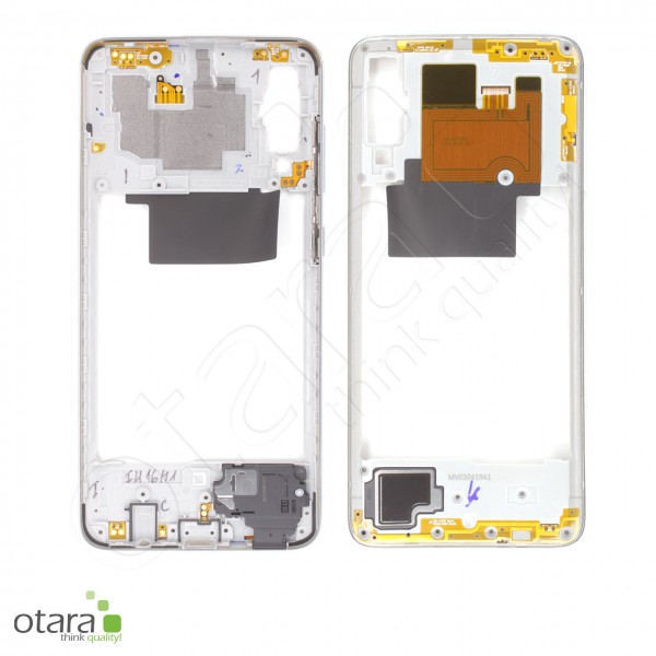 Samsung Galaxy A70 (A705F) Mittelrahmen, white, Serviceware