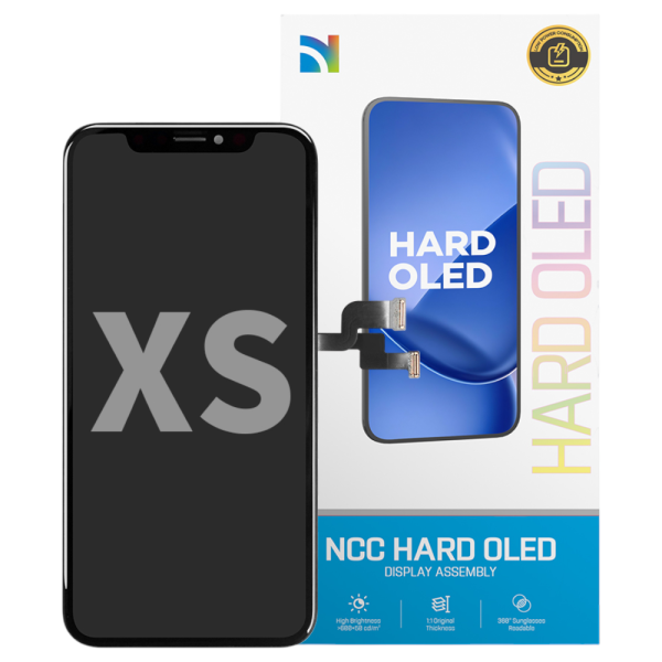 Displayeinheit NCC HARD OLED für iPhone XS (COPY), hard OLED, black