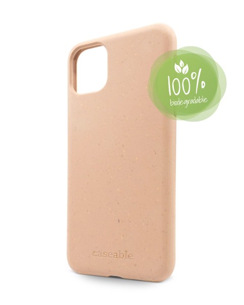 Schutzhülle CASEABLE Eco Case iPhone 11 Pro Max, sand rosa (Retail/Blister)