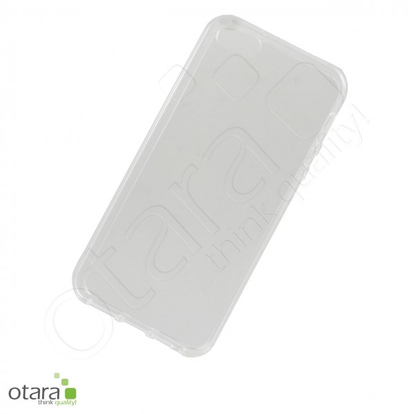 Silicone case / protective cover for iPhone 5 / 5s / SE, transparent