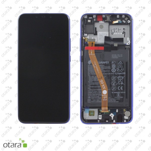 Displayeinheit Huawei P Smart Plus 2018 (INE-LX1), iris purple, Serviceware