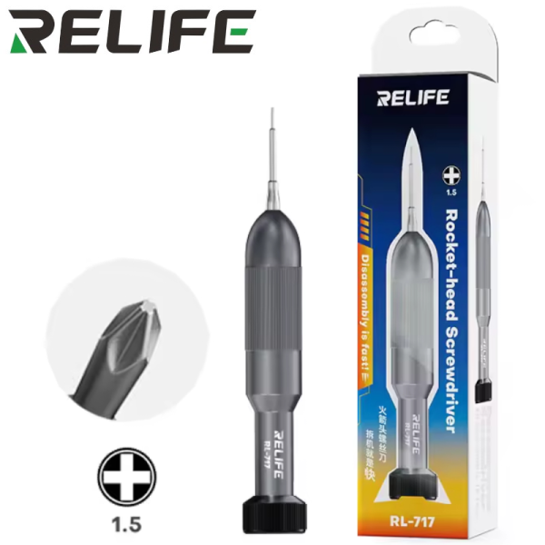Schraubendreher 2D Rocket Screwdriver RELIFE RL-717 Phillips Kreuz PH000 1,5 (black)