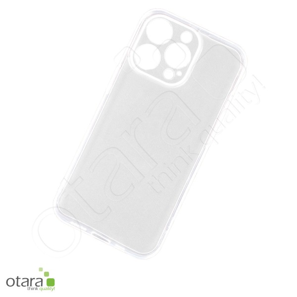 Schutzhülle Clearcase TPU Handyhülle iPhone 13 Pro (inkl. extra Kameraschutz), transparent