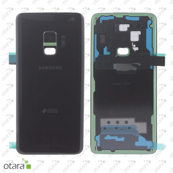 Akkudeckel Samsung Galaxy S9 Duos (G960F/DS), midnight black, Serviceware