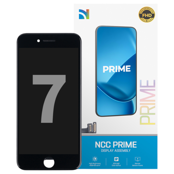 Displayeinheit NCC PRIME für iPhone 7 (COPY) INCELL LCD, inkl. Heatplate, black