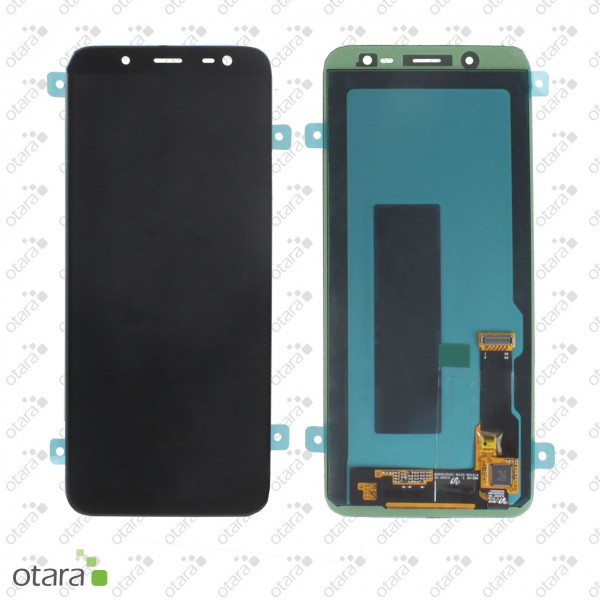 Displayeinheit Samsung Galaxy J6 2018 (J600F), schwarz, Serviceware