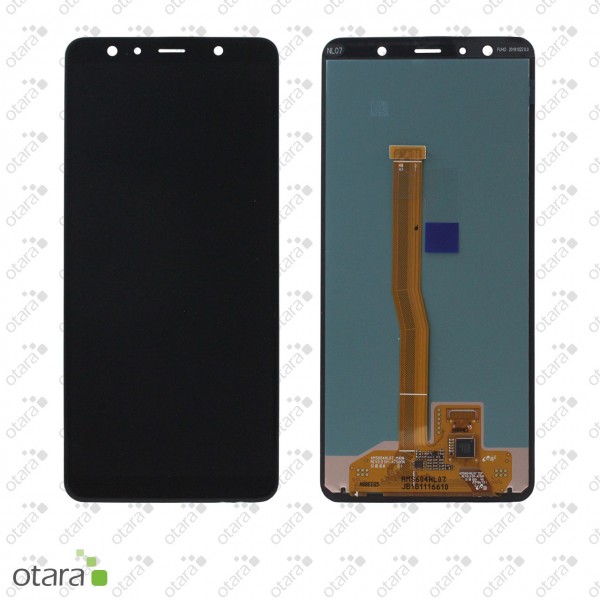 Displayeinheit Samsung Galaxy A7 2018 (A750F), schwarz, Serviceware