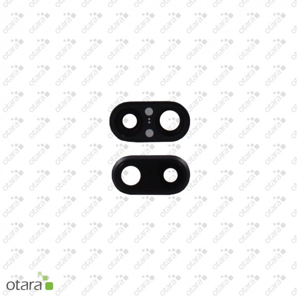 Kameraglas Linse (mit Rahmen) geeignet für iPhone 8 Plus, schwarz