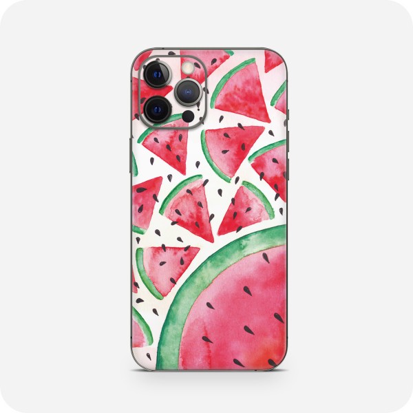GREEN MNKY Backcover Skin Smartphone 7" (Diana Grimm Kollektion) "Watermelon" [3 Stück]