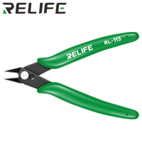 Zange Präzisionsschneid/-kneifzange RELIFE RL-113 (15mm/extra fein), Federgriff, green Zange Präzisionsschneid/-kneifzange RELIFE RL-113 (15mm/extra fein), Federgriff, green