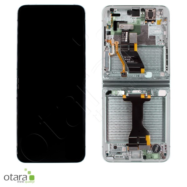 Display (main) Samsung Galaxy Z Flip 5 (F731B), mint green, Service Pack