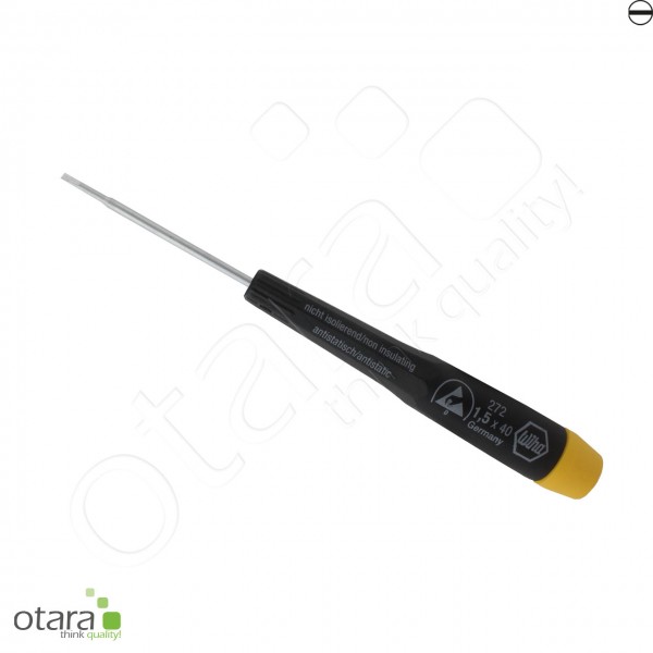 Wiha Precision ESD Schlitz-Schraubendreher 272 ESD 1,5x40