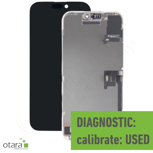 Displayeinheit *reparera* für iPhone 16 Pro Max (Ori/pulled Qualität) PREMIUM inkl. Frontflex, black