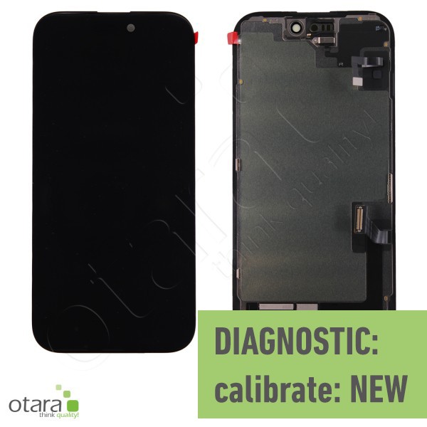 Displayeinheit *reparera* für iPhone 15 (Servicepack) inkl. Frontflex, black