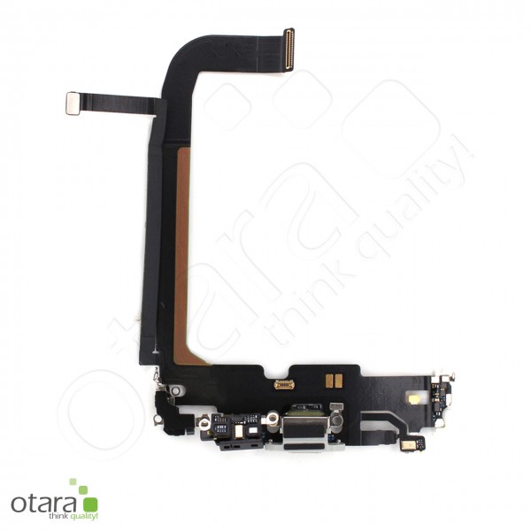 Lade Dock Connector Flex *reparera* für iPhone 13 Pro Max (Ori/pulled Qualität), silber/weiß