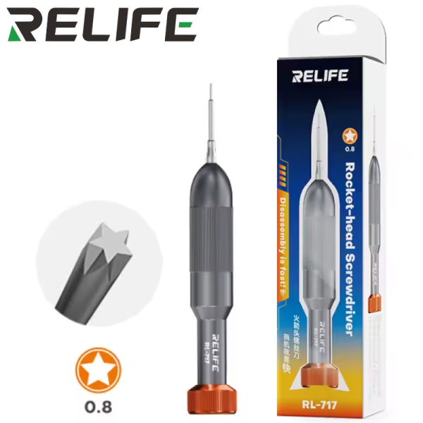 Schraubendreher 2D Rocket Screwdriver RELIFE RL-717 Pentalobe P2 0.8 (orange)