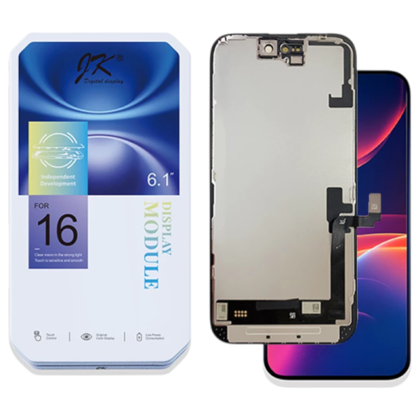 Displayeinheit JK INCELL für iPhone 16 (COPY) INCELL LCD, black