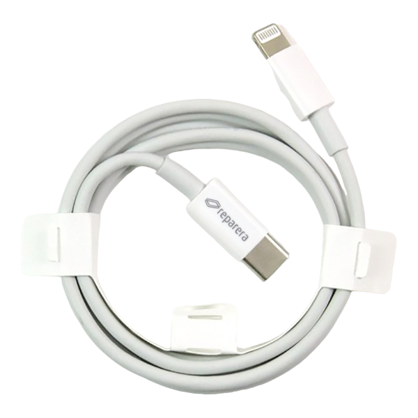 Charging cable USB-C to Lightning for iPhone 12, 1m, white