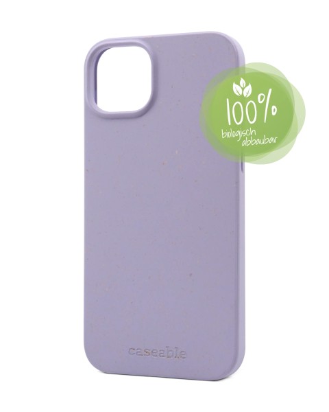 Schutzhülle CASEABLE EcoCase iPhone 14 Plus, lila (Retail/Blister)