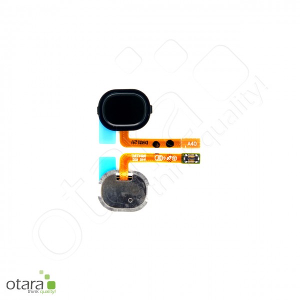 Samsung Galaxy A40 (A405F) Home Button Flex, black, Serviceware