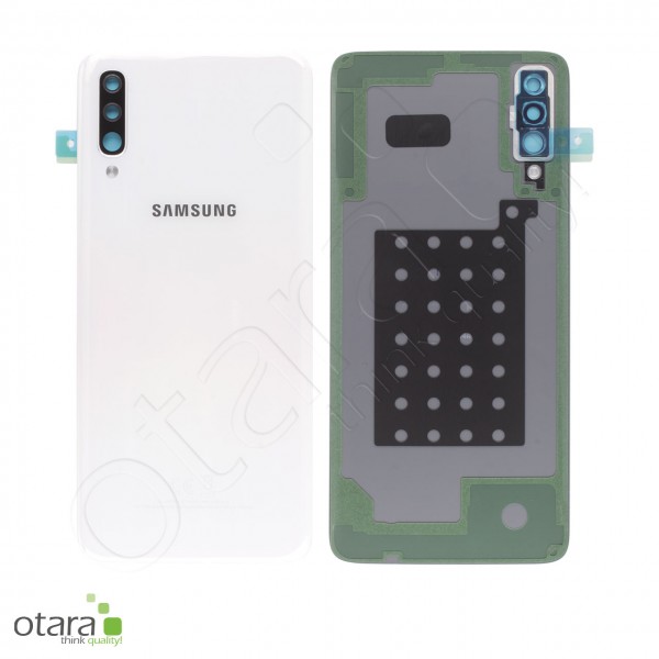 Akkudeckel Samsung Galaxy A70 (A705F), white, Serviceware