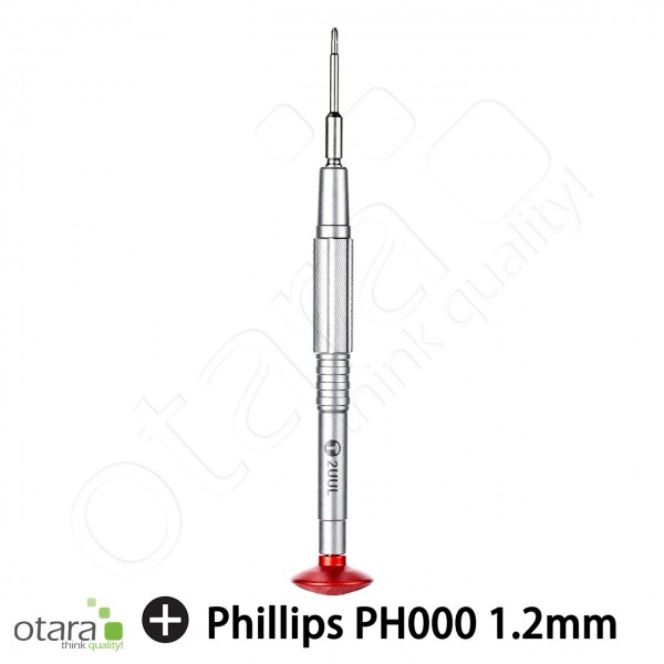 2UUL everyday screwdriver Schraubendreher Phillips Kreuz PH000 1,2mm (rot)