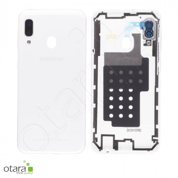 Akkudeckel Samsung Galaxy A20e (A202F), white, Serviceware