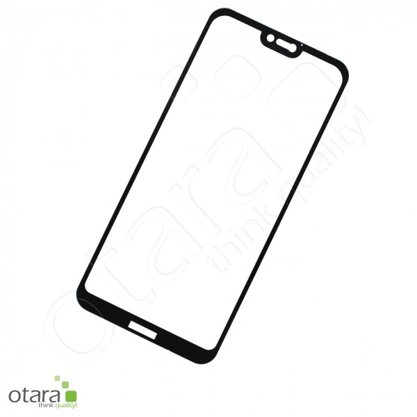 Protective glass 9D Edge to Edge (full glue) Huawei P20 Lite, black (Retail/Blister)