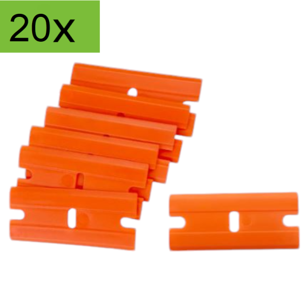 Messer/Klingen-Refillpack Plastic Blades [40mm], orange [20 pcs]