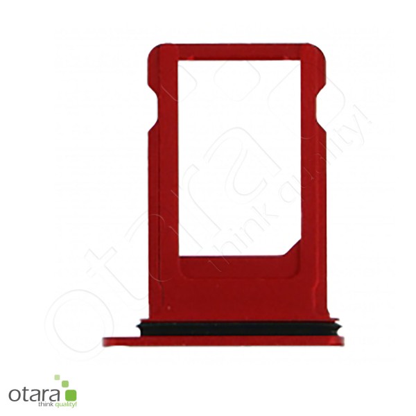SIM Tray für iPhone 8/SE (2020/22), rot (Red Edition) (kompatibel)