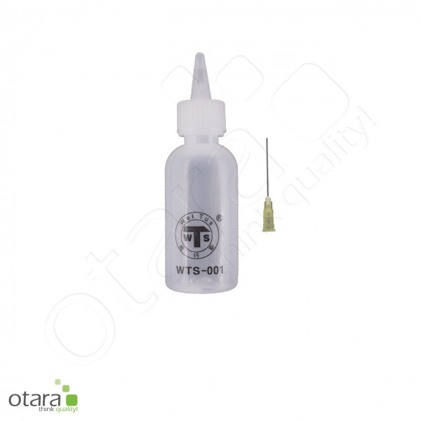 Liquid dispenser with needle attachment, applicator bottle, 50ml