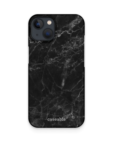 Schutzhülle CASEABLE Hard Case iPhone 13, Midnight Marble (Retail/Blister)