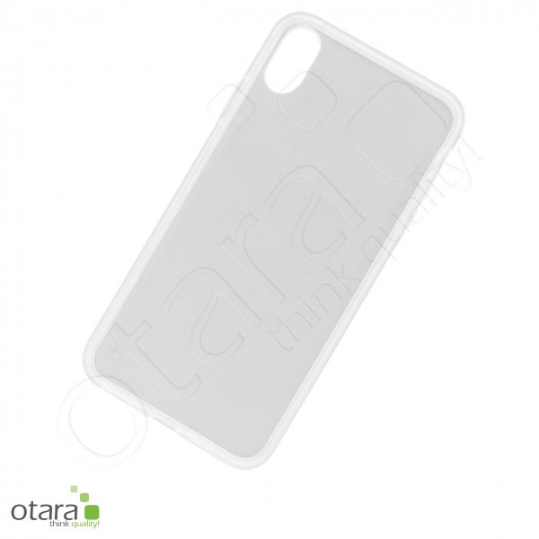 Silicone case / protective cover for iPhone XS Max, transparent