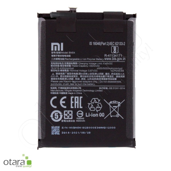 Xiaomi battery BM54 - Redmi 9 (M2004J19G), Service Pack