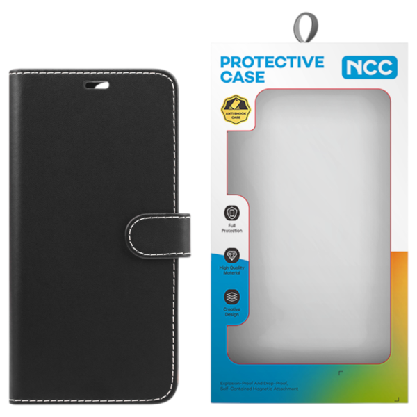 Schutzhülle NCC CA003 Wallet Case iPhone 17, black (Retail/Blister)