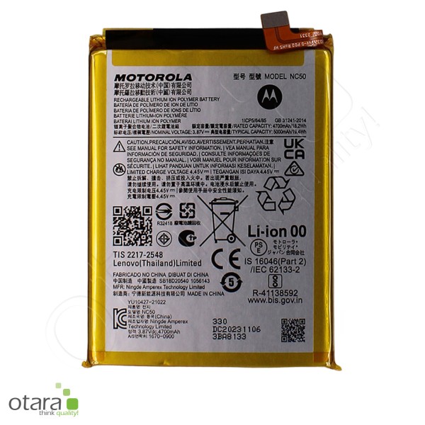 Motorola Akku NC50 - Moto G32 (XT2235), G41 (XT2167), Serviceware