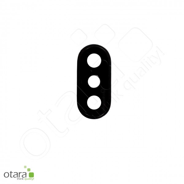 Kameraglas Linse (mit Rahmen) geeignet für iPhone XS/XS Max, schwarz