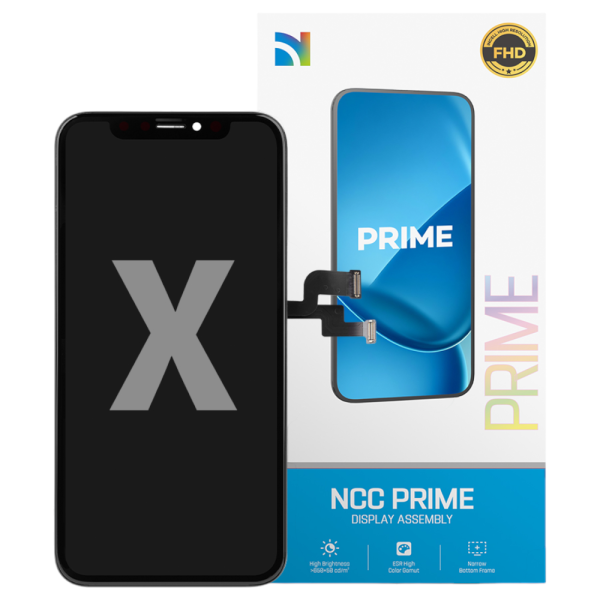 Displayeinheit NCC PRIME für iPhone X (COPY) INCELL LCD, black