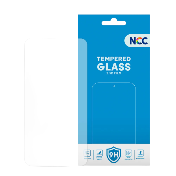 Schutzglas NCC 2,5D iPhone 16 Pro Max, transparent (Paperpack)