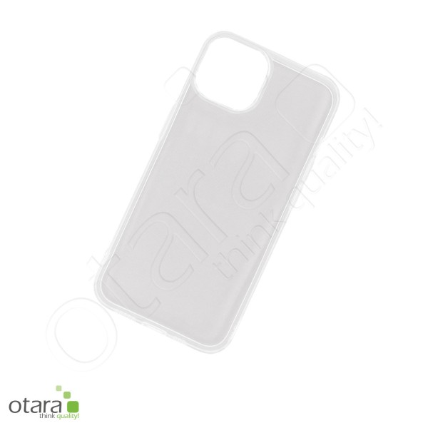 Schutzhülle Clearcase TPU Handyhülle iPhone 14 (ohne Kameraschutz), transparent