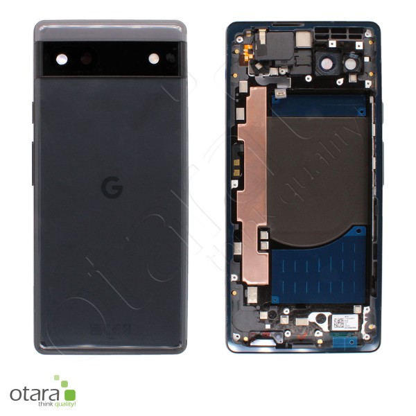 Akkudeckel Google Pixel 6A, Charcoal/schwarz, Serviceware
