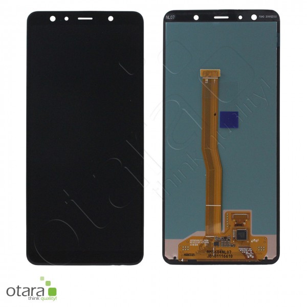 Displayeinheit Samsung Galaxy A7 2018 (A750F), schwarz, Serviceware