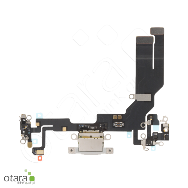 Lade Dock Connector Flex *reparera* für iPhone 16e (Ori/pulled Qualität), white