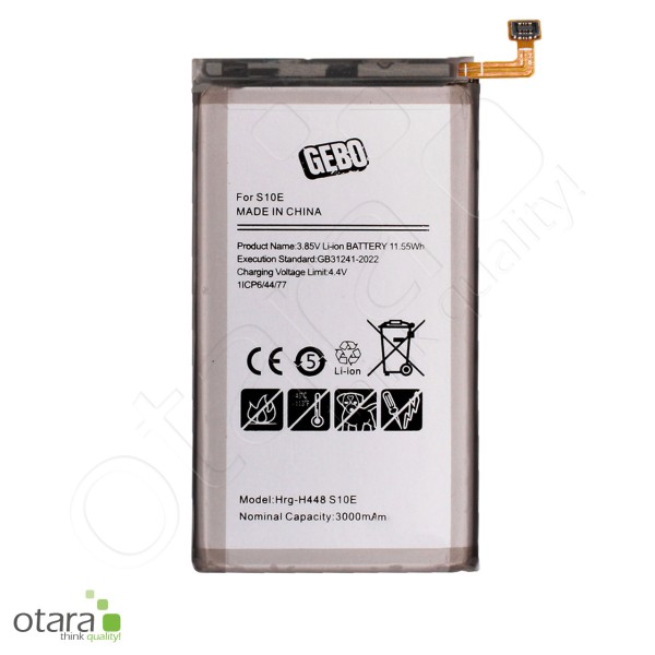 Battery suitable for Samsung Galaxy S10e (G970F) [3,1Ah] Substitute for: EB-BG970ABU